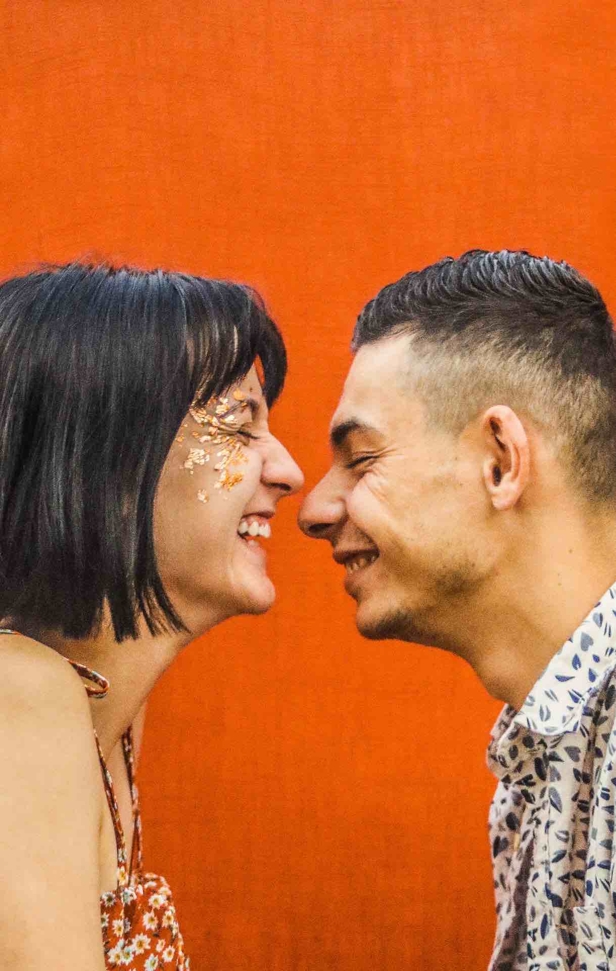 portrait couple studio