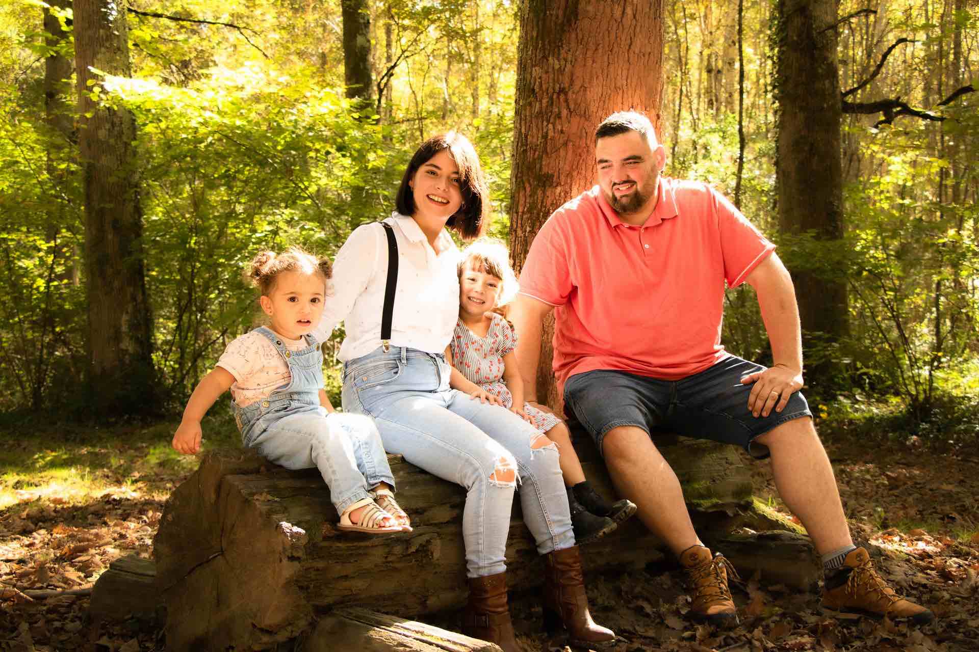 portrait famille extérieur Tarbes