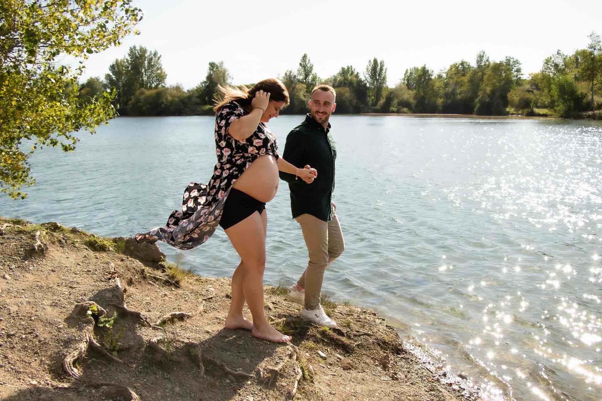 photo couple femme enceinte séance grossesse Tarbes